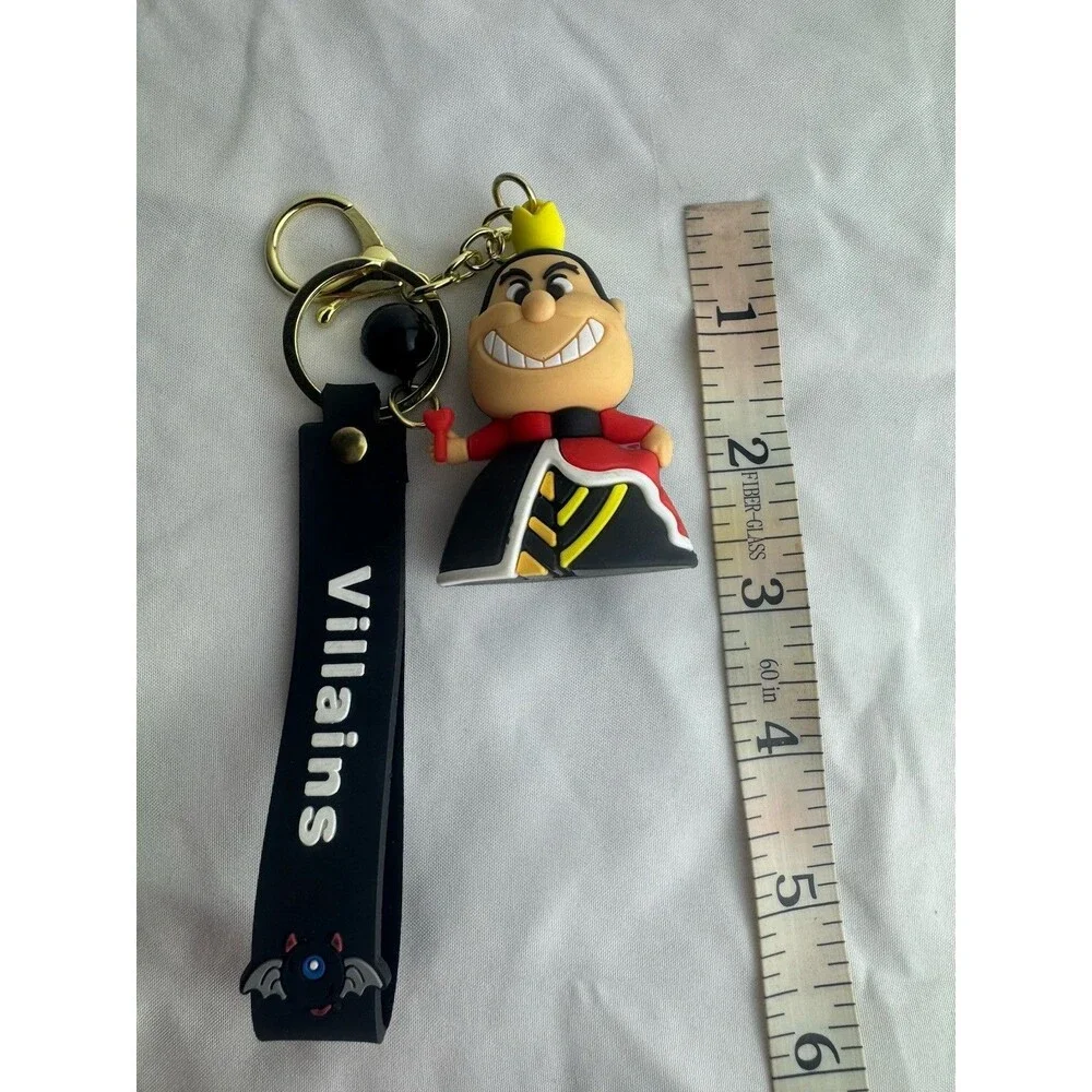 Villains Evil Queen 3D Character Keychain Black Strap Bag Charm